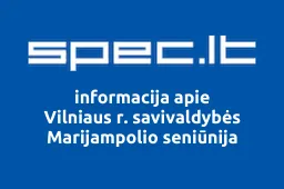Vilniaus r. savivaldybės Marijampolio seniūnija | spec.lt