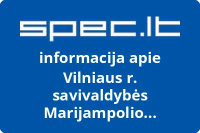 Vilniaus r. savivaldybės Marijampolio seniūnija