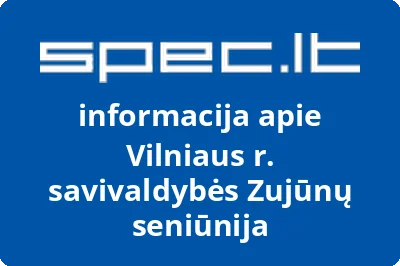 Vilniaus r. savivaldybės Zujūnų seniūnija