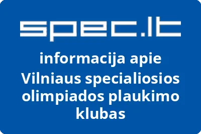 Vilniaus specialiosios olimpiados plaukimo klubas