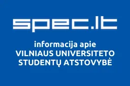 VILNIAUS UNIVERSITETO STUDENTŲ ATSTOVYBĖ iliustracija