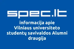 Vilniaus universiteto studentų savivaldos Alumni draugija | spec.lt