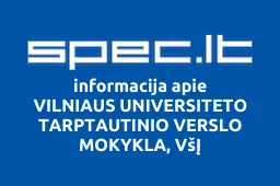 VILNIAUS UNIVERSITETO TARPTAUTINIO VERSLO MOKYKLA, VšĮ iliustracija