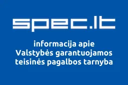 Valstybės garantuojamos teisinės pagalbos tarnyba iliustracija