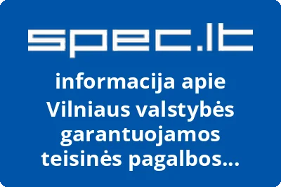 Vilniaus valstybės garantuojamos teisinės pagalbos tarnyba