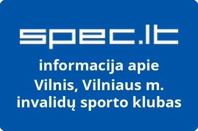 Vilniaus neįgaliųjų sporto klubas Vilnis