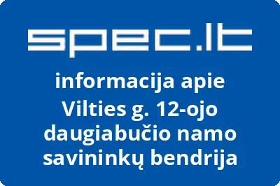 Vilties g. 12-ojo daugiabučio namo savininkų bendrija
