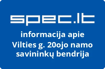 Vilties g. 20ojo namo savininkų bendrija