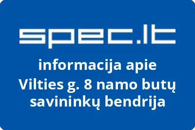 Vilties g. 8 namo butų savininkų bendrija | spec.lt