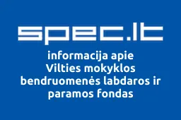 Vilties mokyklos bendruomenės labdaros ir paramos fondas iliustracija