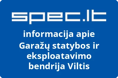Garažų statybos ir eksploatavimo bendrija Viltis