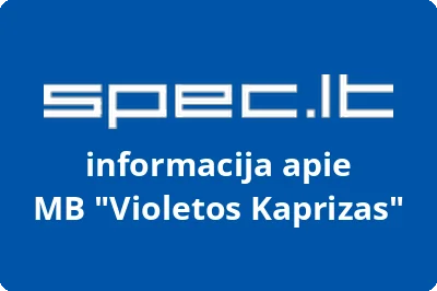 Violetos Kaprizas, MB