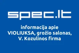 VIOLIUKSA, grožio salonas, V. Kozulinos firma | spec.lt