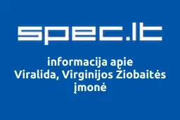 Viralida, Virginijos Žiobaitės įmonė | spec.lt
