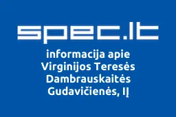 Virginijos Teresės Dambrauskaitės Gudavičienės, IĮ | spec.lt