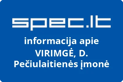 VIRIMGĖ, D. Pečiulaitienės įmonė