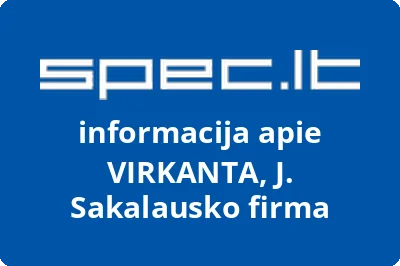 VIRKANTA, J. Sakalausko firma