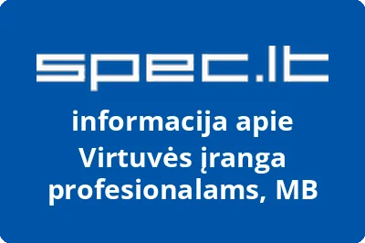 Virtuvės įranga profesionalams, MB | spec.lt