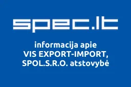 VIS EXPORT-IMPORT, SPOL.S.R.O. atstovybė | spec.lt