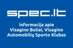 Visagino Buliai, Visagino Automobilių Sporto Klubas | spec.lt