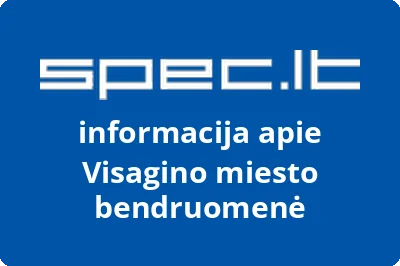 Visagino miesto bendruomenė | spec.lt