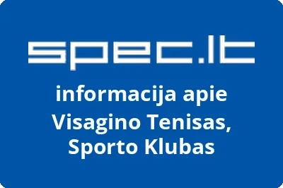Sporto klubas Visagino tenisas | spec.lt