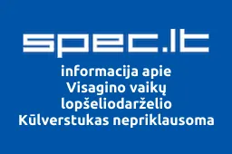 Visagino vaikų lopšeliodarželio Kūlverstukas nepriklausoma profsąjunga | spec.lt
