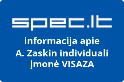 A. Zaskin individuali įmonė VISAZA