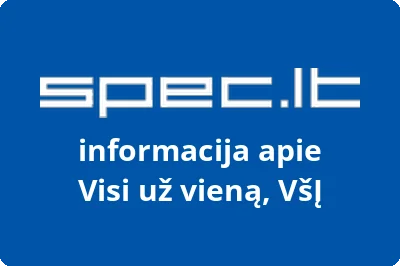 Visi už vieną, VŠĮ