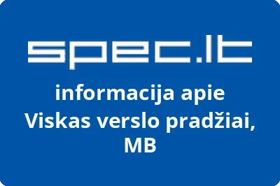 Viskas verslo pradžiai, MB