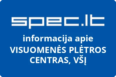 VIEŠOJI ĮSTAIGA VISUOMENĖS PLĖTROS CENTRAS