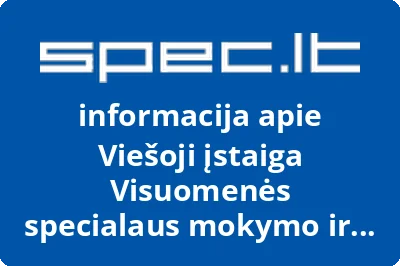 Visuomenės specialaus mokymo ir konsultavimo centras, VŠĮ