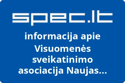 Visuomenės sveikatinimo asociacija Naujas žingsnis