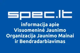 Visuomeninė Jaunimo Organizacija Jaunimo Mainai ir Bendradarbiavimas | spec.lt