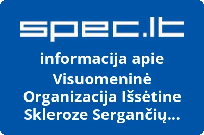 Visuomeninė organizacija išsėtine skleroze sergančių asmenų draugija Ateitis