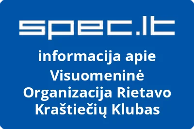 Visuomeninė organizacija Rietavo kraštiečių klubas