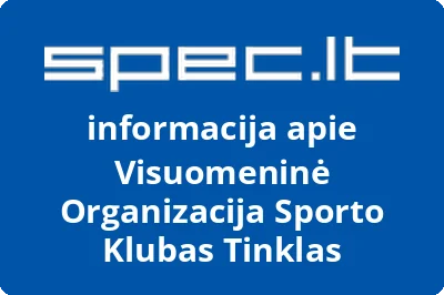 Visuomeninė Organizacija Sporto Klubas Tinklas