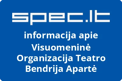 Visuomeninė organizacija teatro bendrija Apartė