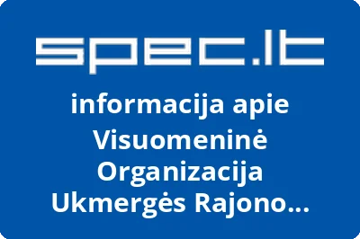 Visuomeninė organizacija Ukmergės rajono vietos veiklos grupė