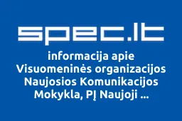 Visuomeninės organizacijos Naujosios Komunikacijos Mokykla, PĮ Naujoji Komunikacija iliustracija