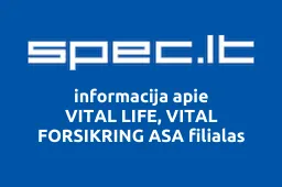 VITAL LIFE, VITAL FORSIKRING ASA filialas | spec.lt