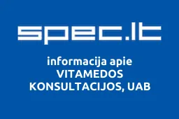 VITAMEDOS KONSULTACIJOS, UAB | spec.lt
