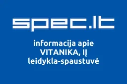 VITANIKA, IĮ leidykla-spaustuvė | spec.lt