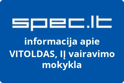 VITOLDAS, IĮ vairavimo mokykla
