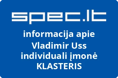 Vladimir Uss individuali įmonė KLASTERIS
