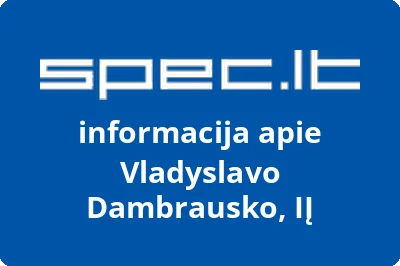 Vladyslavo Dambrausko, IĮ