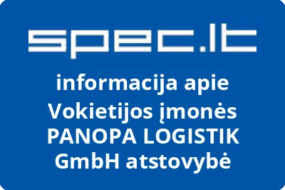 Vokietijos įmonės PANOPA LOGISTIK GmbH atstovybė