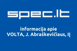 VOLTA, J. Abraškevičiaus, IĮ | spec.lt