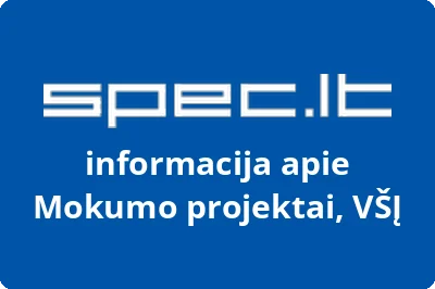 Mokumo projektai, VŠĮ