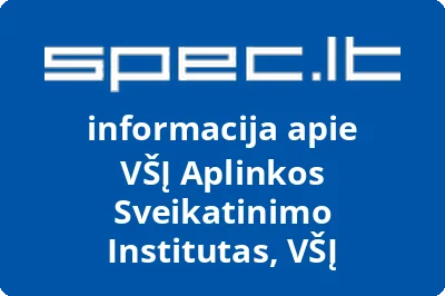 Aplinkos sveikatinimo institutas, VŠĮ